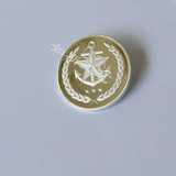 高档礼品纯银纪念币定制银币徽章定做周年纪念双面币纪念章定制
