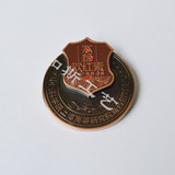 高檔復古金屬紀念章定做 學校紀念活動徽章定做 立體胸章定制