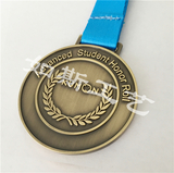 復古青古銅獎牌定做個性金屬榮譽獎章勛章定制登山運動會徽章訂做