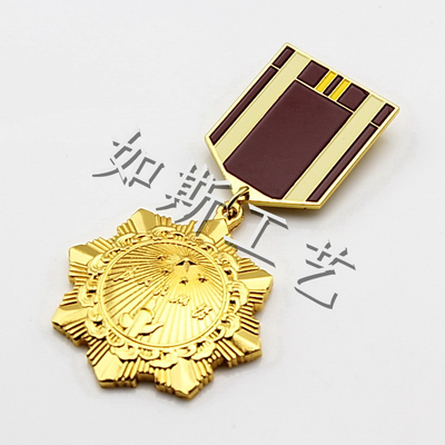 榮譽勛章定制 高檔立體金屬勛章定做 軍隊勛章公司勛章定做