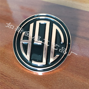 公司logo胸針定做 高檔金屬徽章定做 胸牌定制 電鍍玫瑰金
