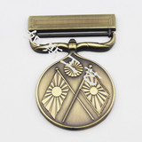 复古金属荣誉勋章定做 军队荣誉勋章定制 立体勋章定制来图定制